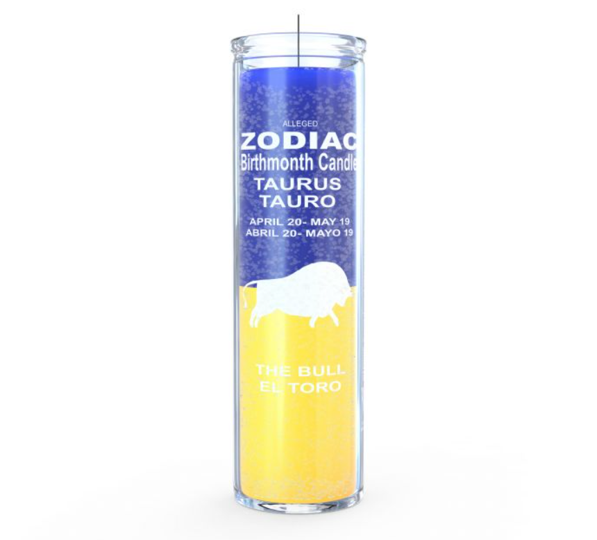 Taurus - Zodiac Candle