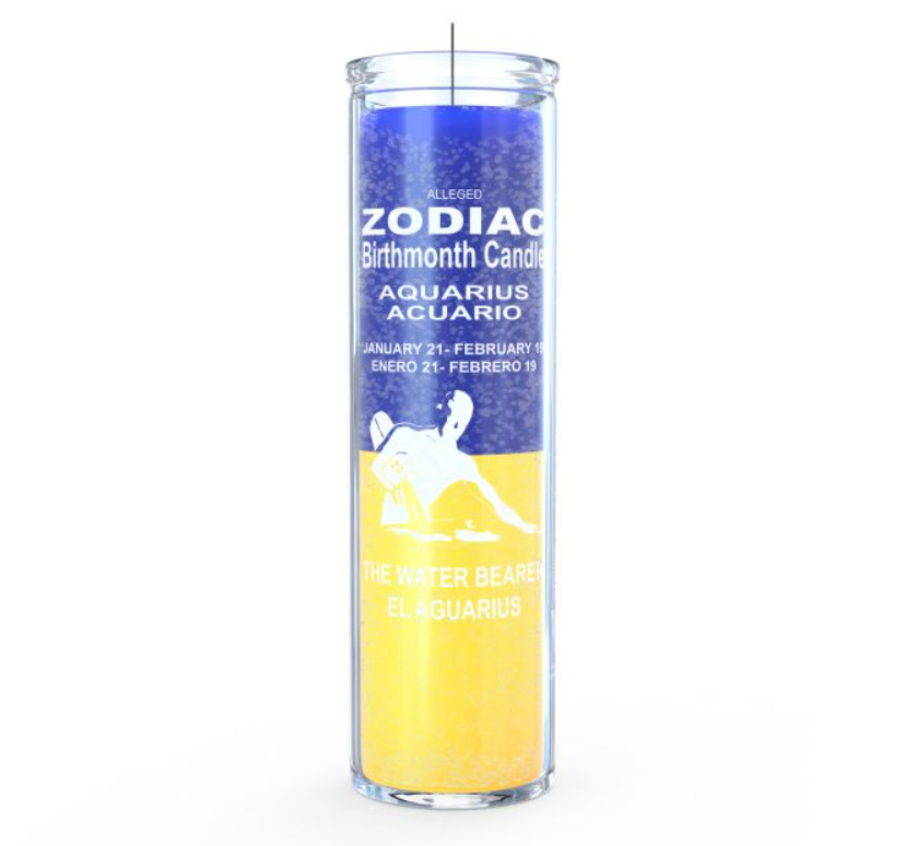Aquarius - Zodiac Candle